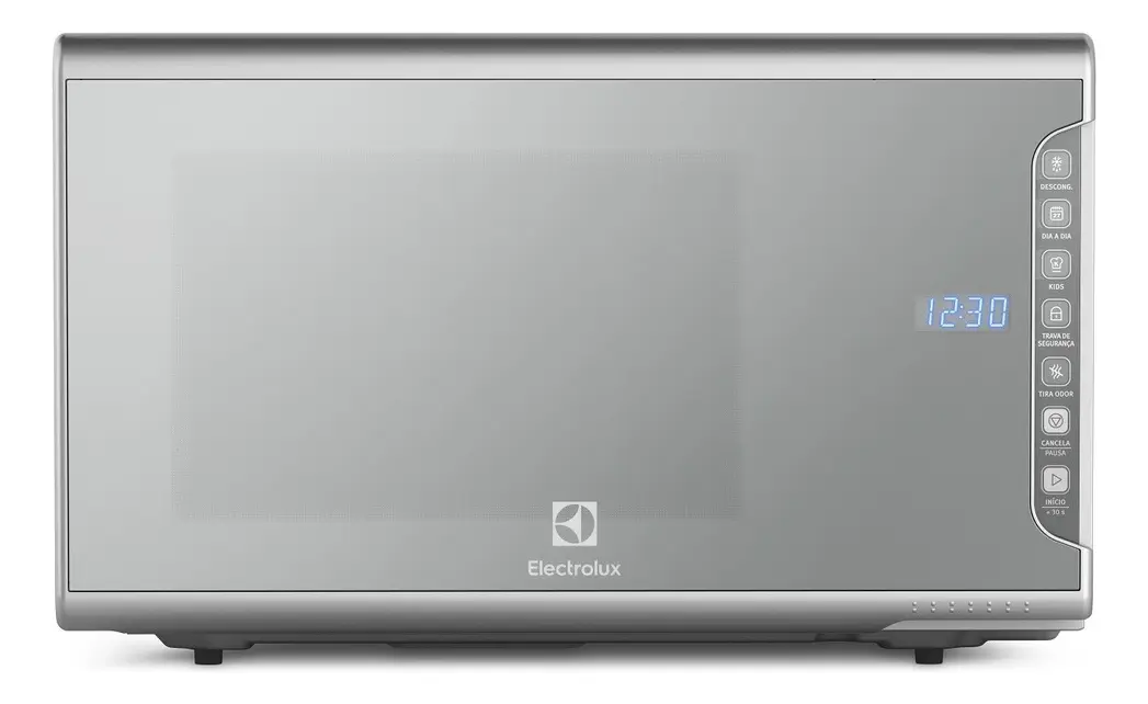 Micro-ondas Inox Espelhado 31 Litros com Painel Integrado